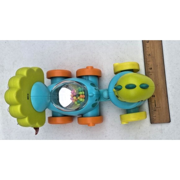 Fisher Price Paradise Pals Dino Choo Choo Baby Toy 6mos+ Set Of Two Pieces - Picture 6 of 8